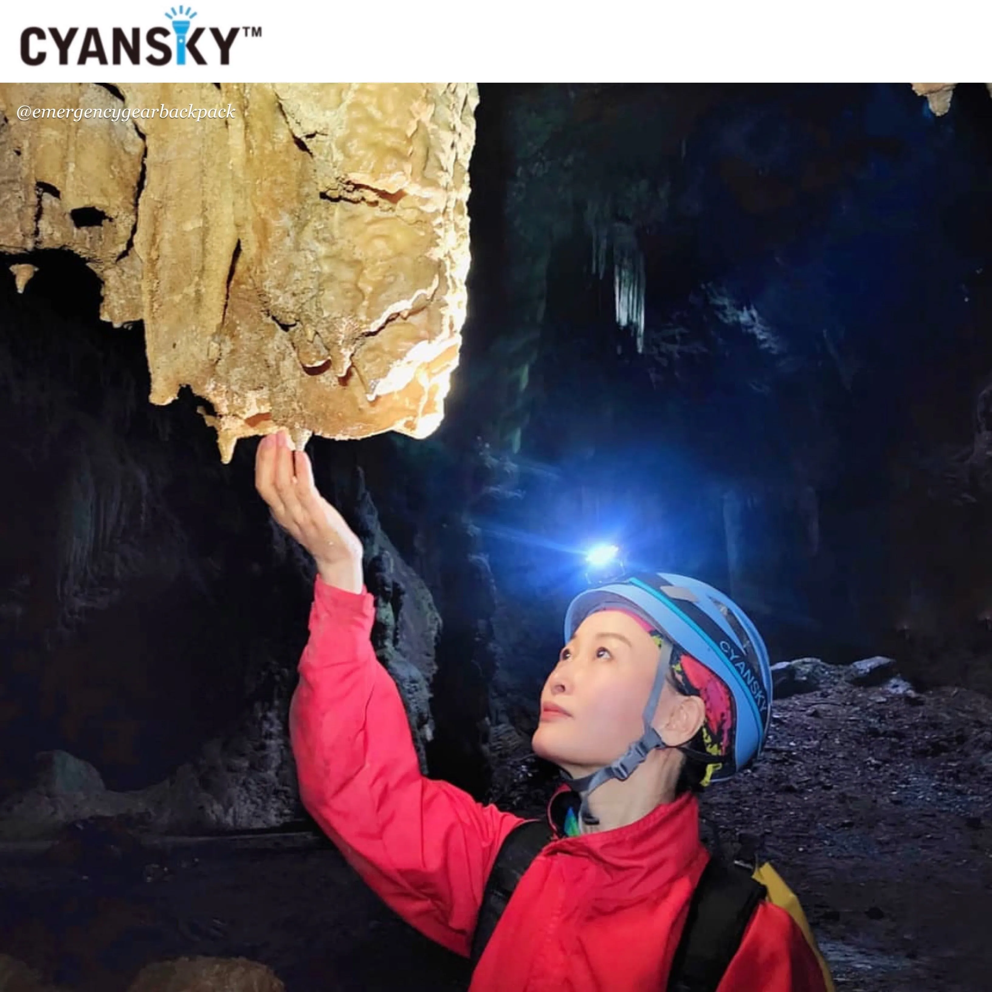 Cyansky HS6R Triple Output Headlamp 1400LMS 170M