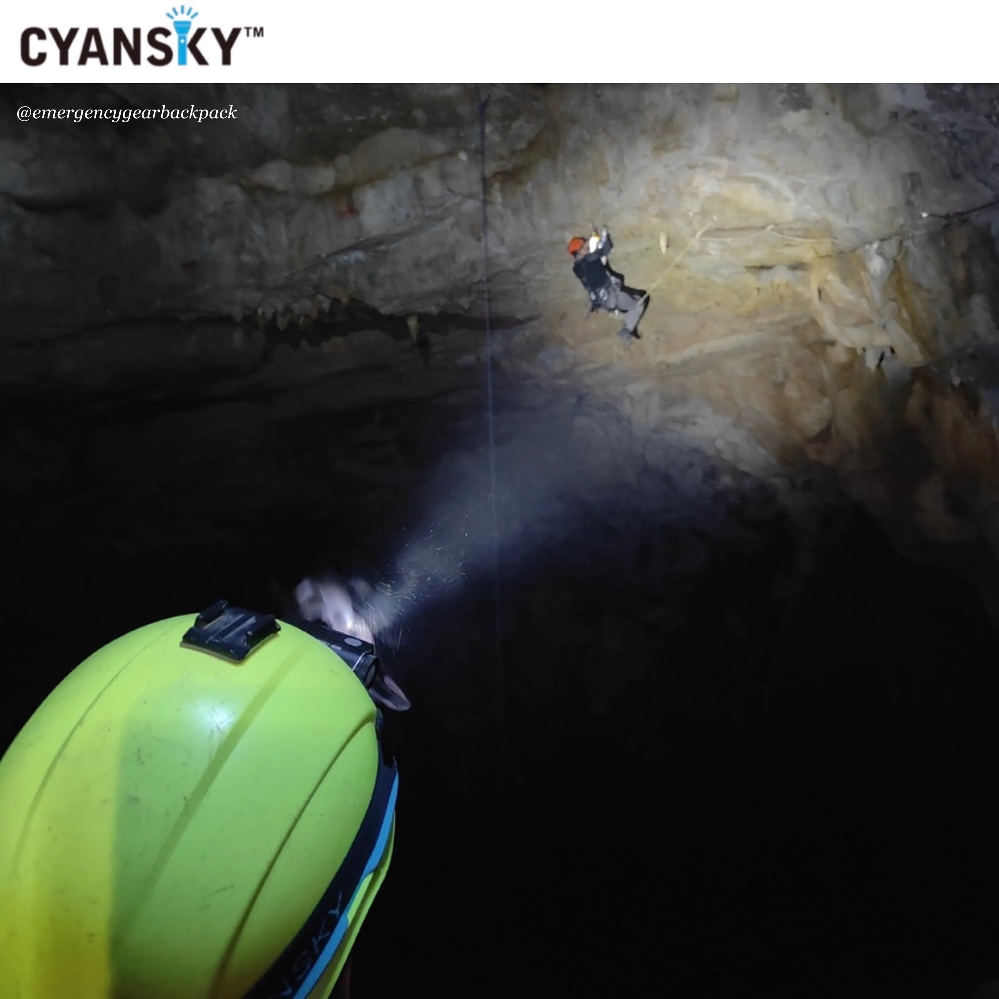 Cyansky HS6R Triple Output Headlamp 1400LMS 170M