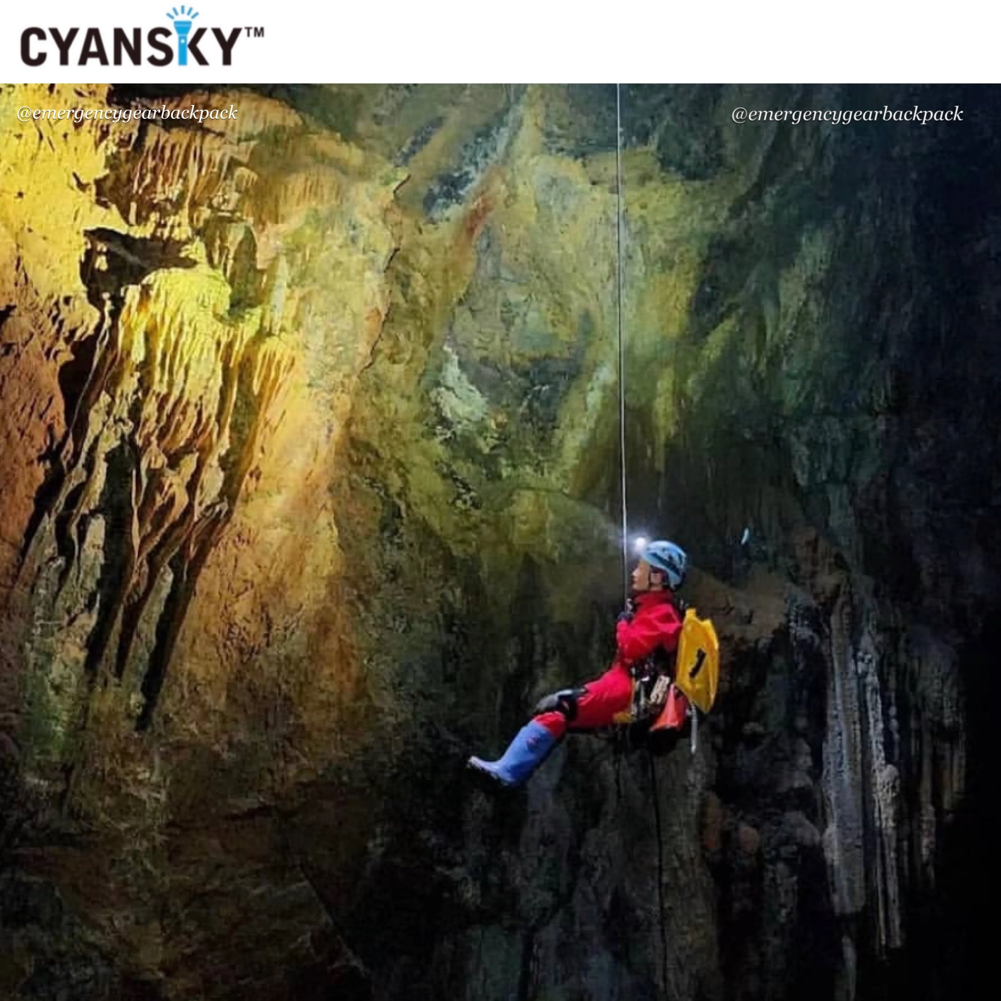 Cyansky HS6R Triple Output Headlamp 1400LMS 170M