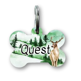 Deer Bone Dog Tag