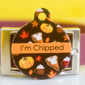 Dog Tag Personalised - Autumn Vibes Brown