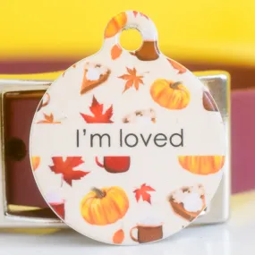 Dog Tag Personalised - Autumn Vibes Cream