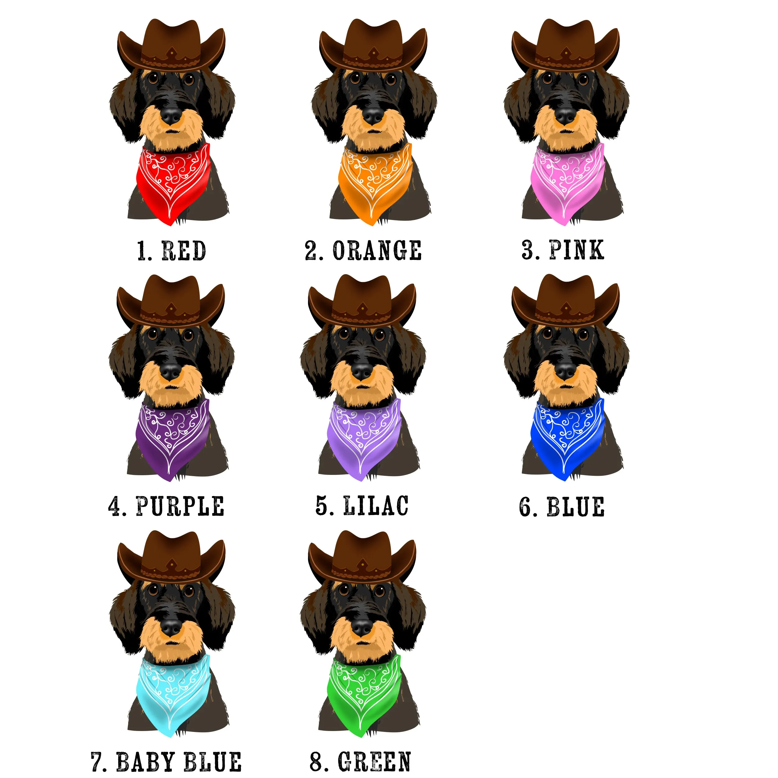 Dog Tag Personalised - Wild West Dogs