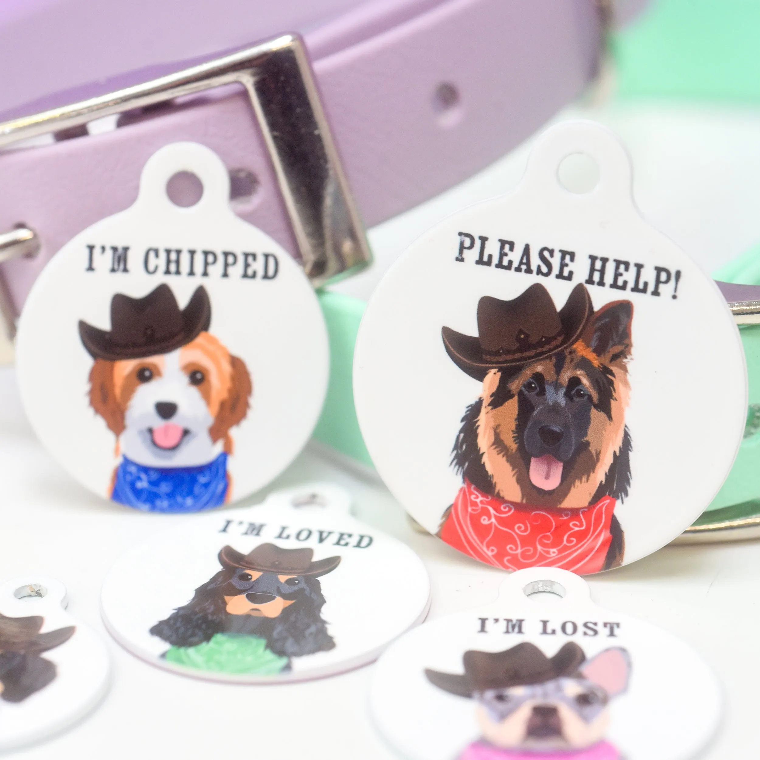 Dog Tag Personalised - Wild West Dogs