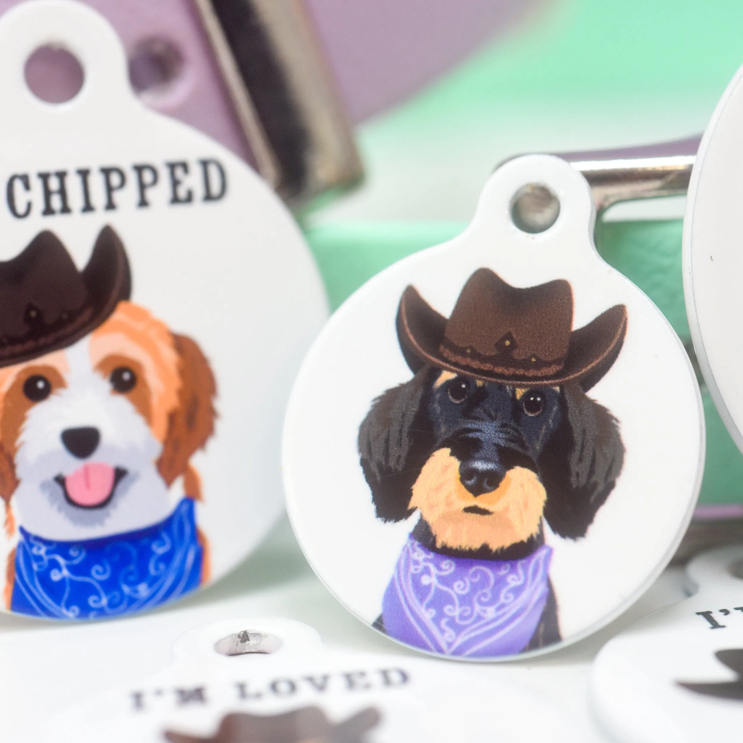 Dog Tag Personalised - Wild West Dogs