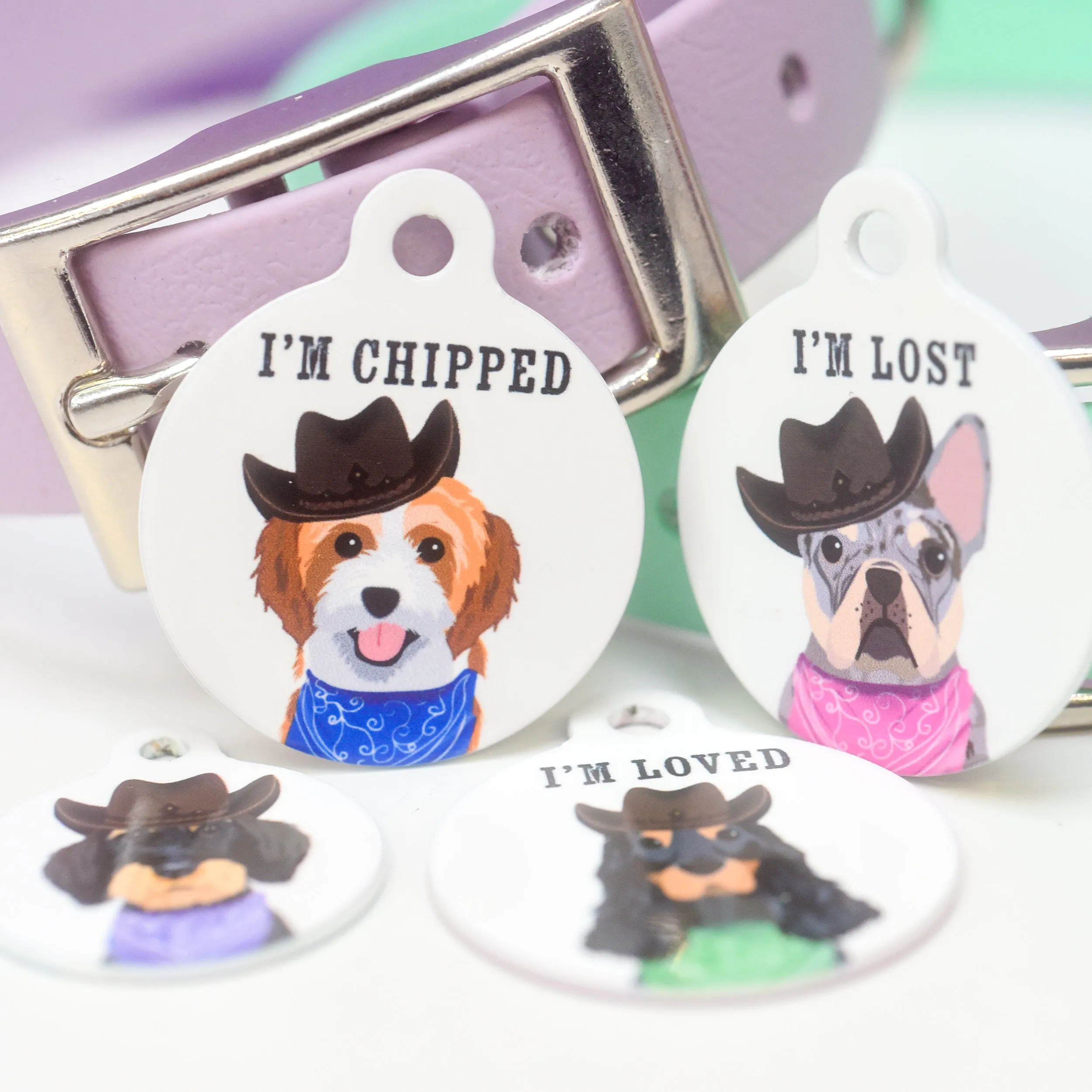 Dog Tag Personalised - Wild West Dogs