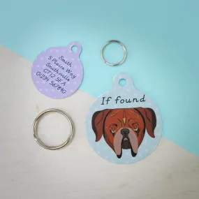 Dogue de Bordeaux Personalised Dog Tag