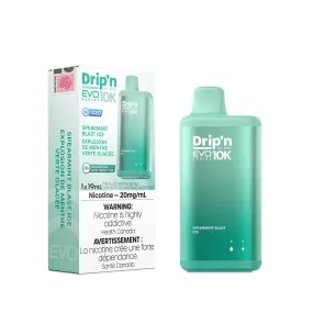 Drip'n EVO 10K Spearmint Blast Ice Disposable Vape Pen