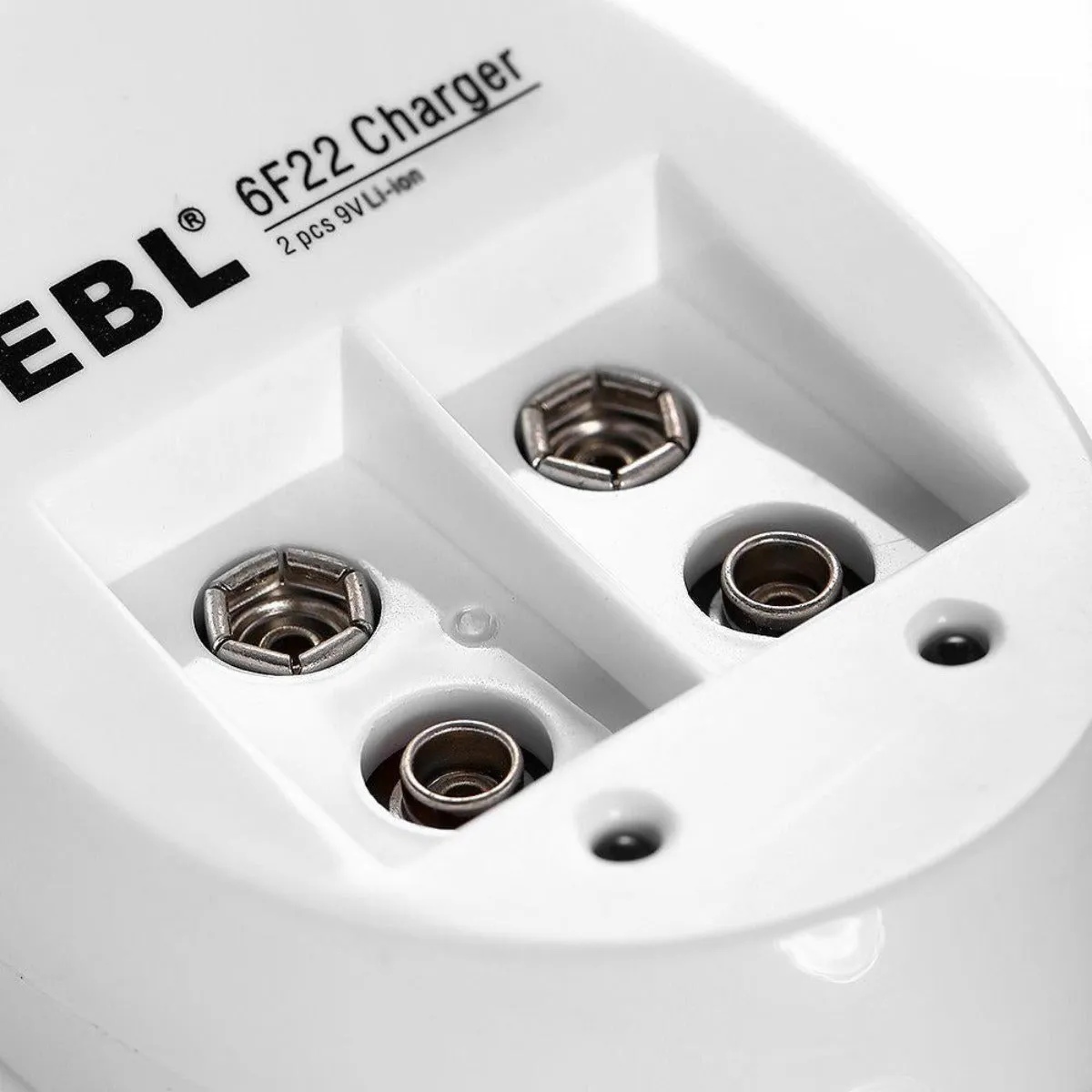 EBL 9V Li-ion Rechargeable Batteries with 6F22 9V Battery Charger