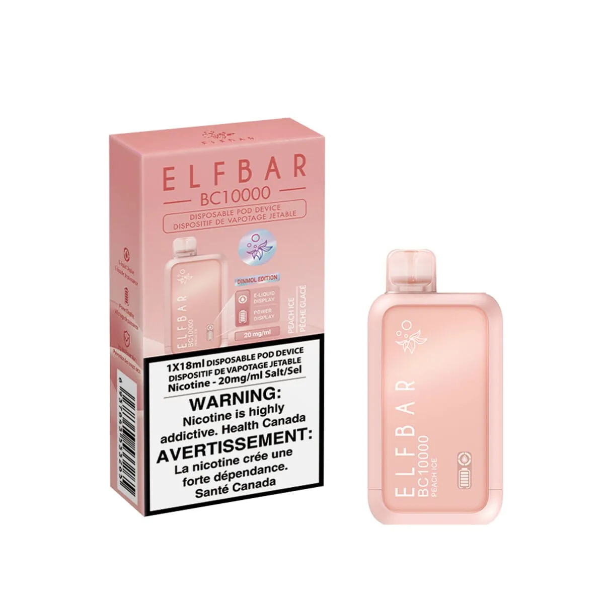 Elf Bar BC10K Peach Ice Disposable Vape Pen