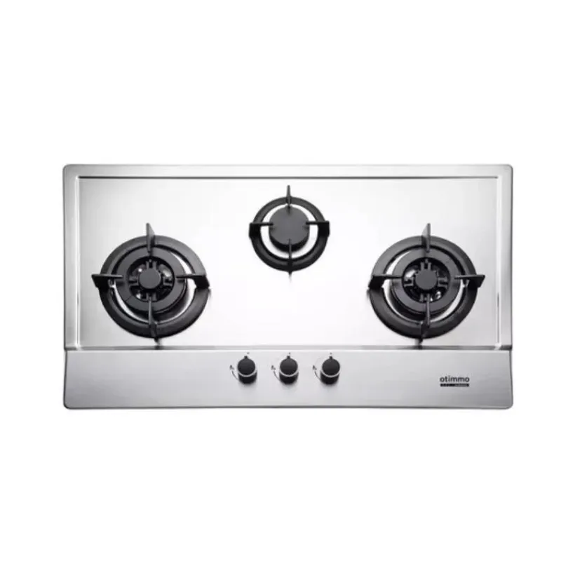 Europace  Otimmo EBH3391U TG 3 Burner 90cm Slim Built-in Gas Hob Cooker  (Stainless Steel)