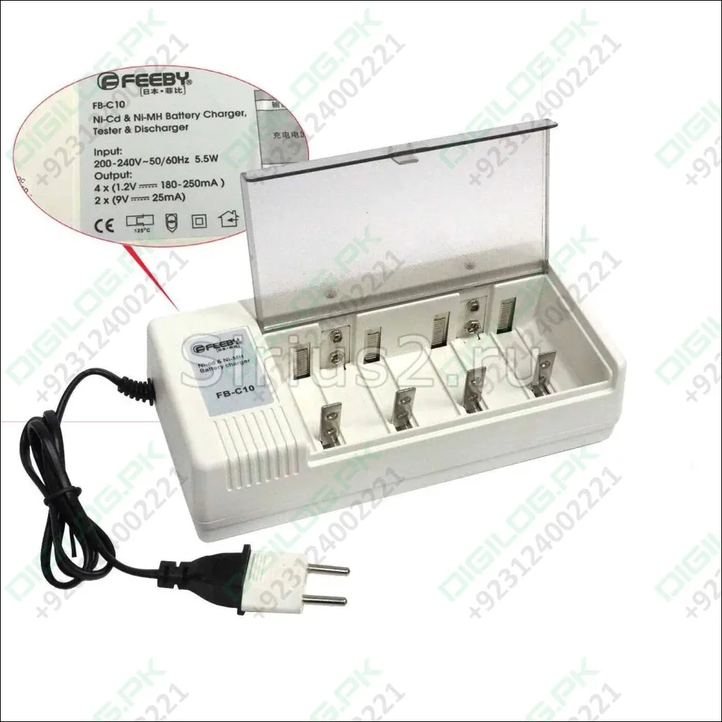 Fb-c10 Charging (4-ni-cd Battery 1.2v 2b Crone) Nimh 1.2v Battery Charger
