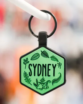 Fern Grove Silicone Pet ID Tag