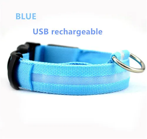 Flashing Dog Collar Led Luminous Small Dogs Collars