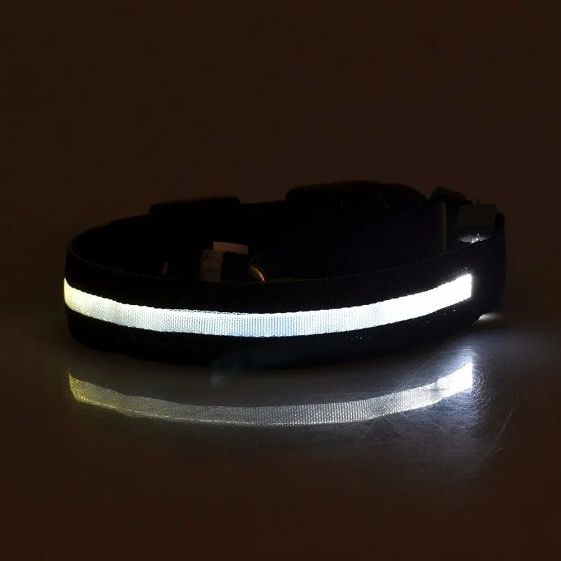 Flashing Dog Collar Led Luminous Small Dogs Collars