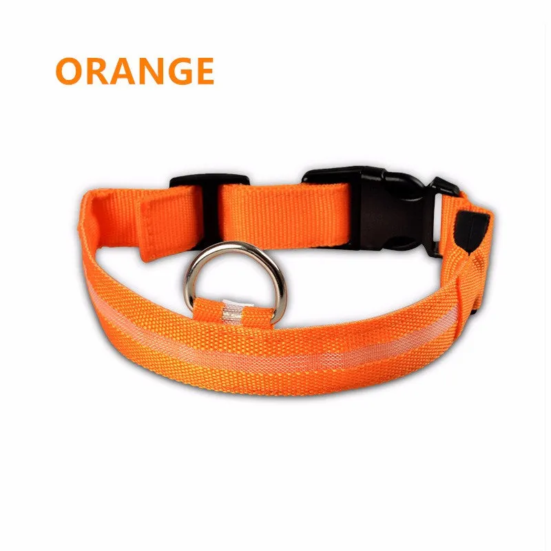 Flashing Dog Collar Led Luminous Small Dogs Collars