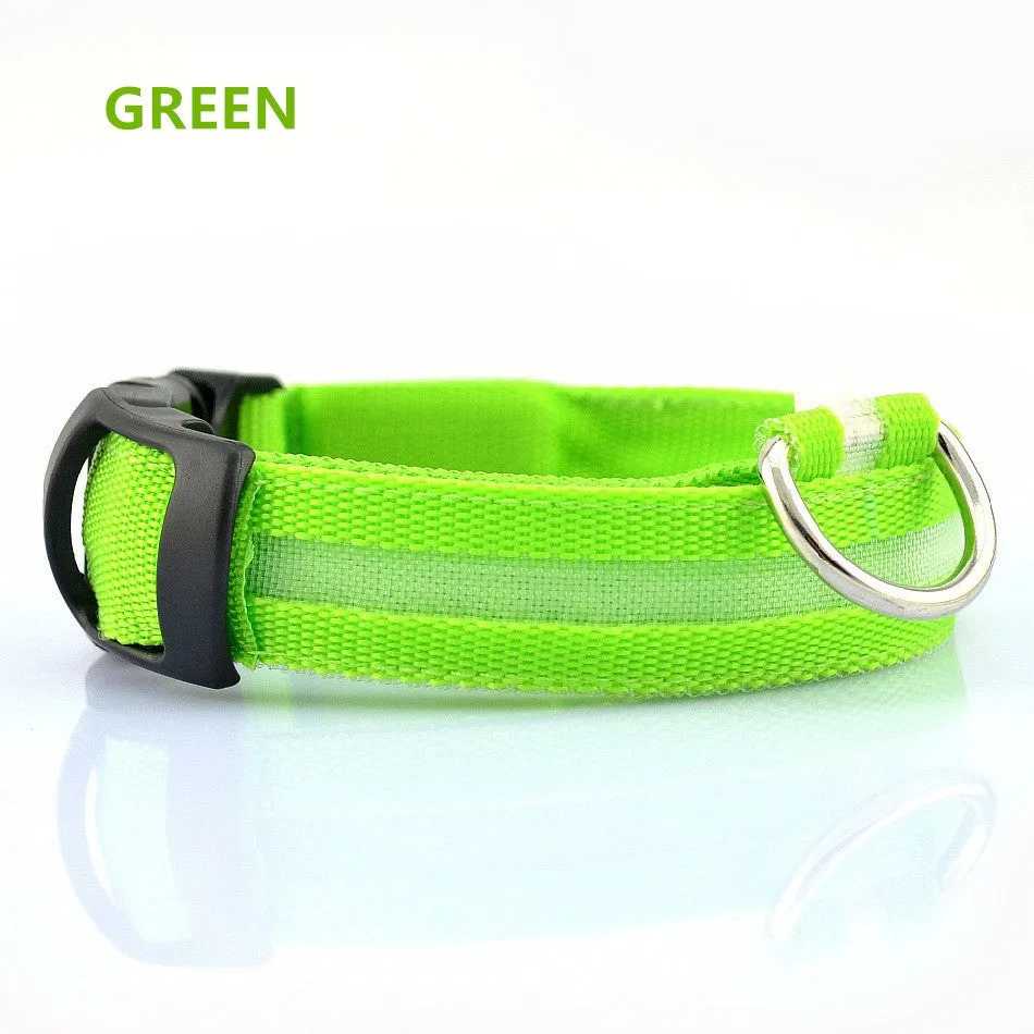 Flashing Dog Collar Led Luminous Small Dogs Collars
