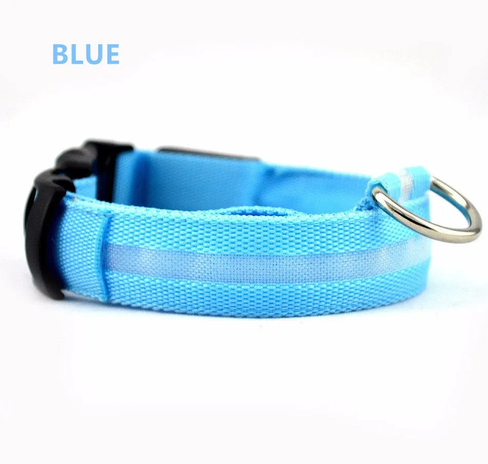 Flashing Dog Collar Led Luminous Small Dogs Collars