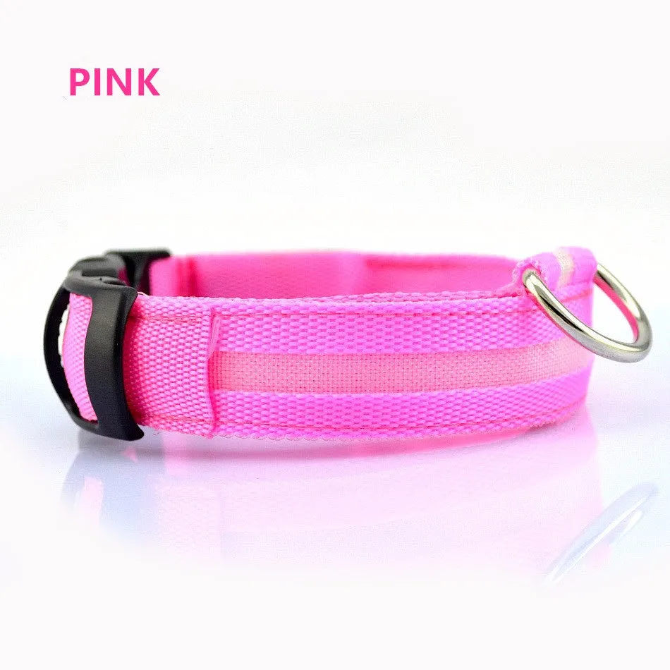 Flashing Dog Collar Led Luminous Small Dogs Collars