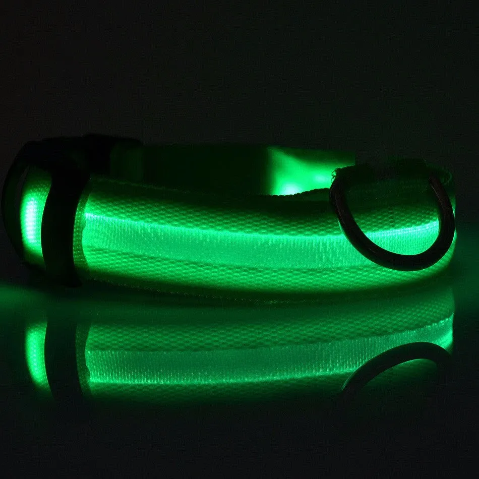 Flashing Dog Collar Led Luminous Small Dogs Collars