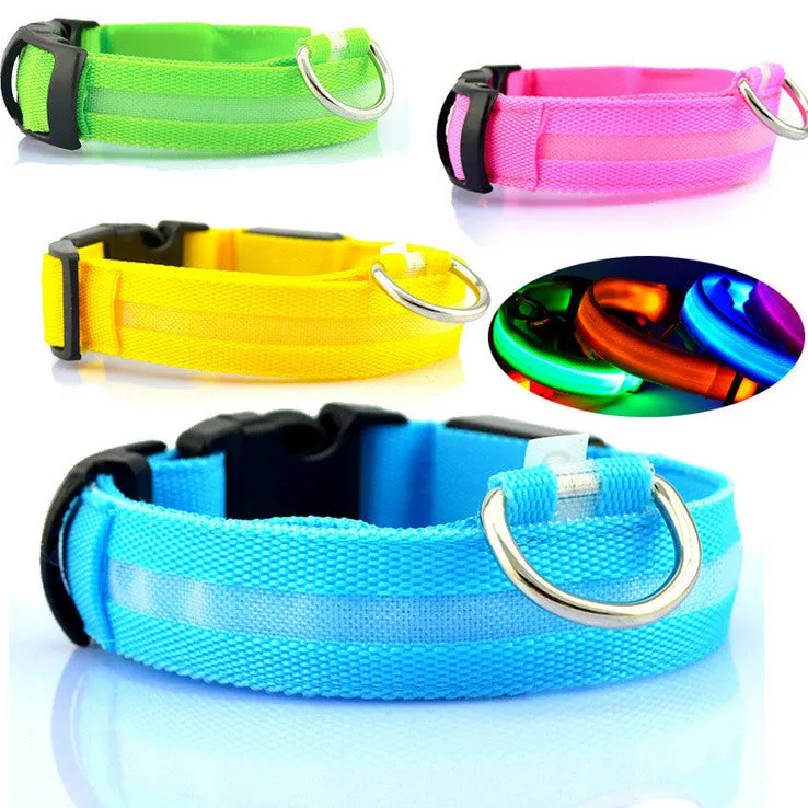 Flashing Dog Collar Led Luminous Small Dogs Collars
