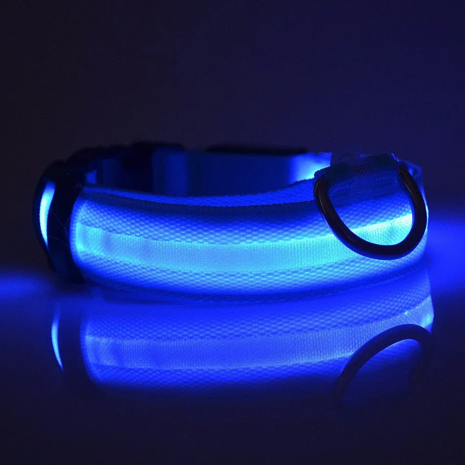 Flashing Dog Collar Led Luminous Small Dogs Collars