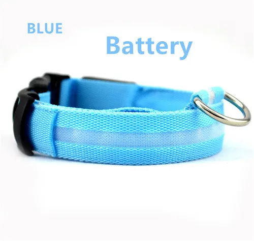 Flashing Dog Collar Led Luminous Small Dogs Collars