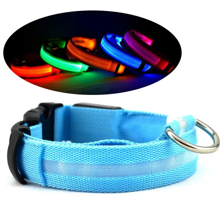 Flashing Dog Collar Led Luminous Small Dogs Collars