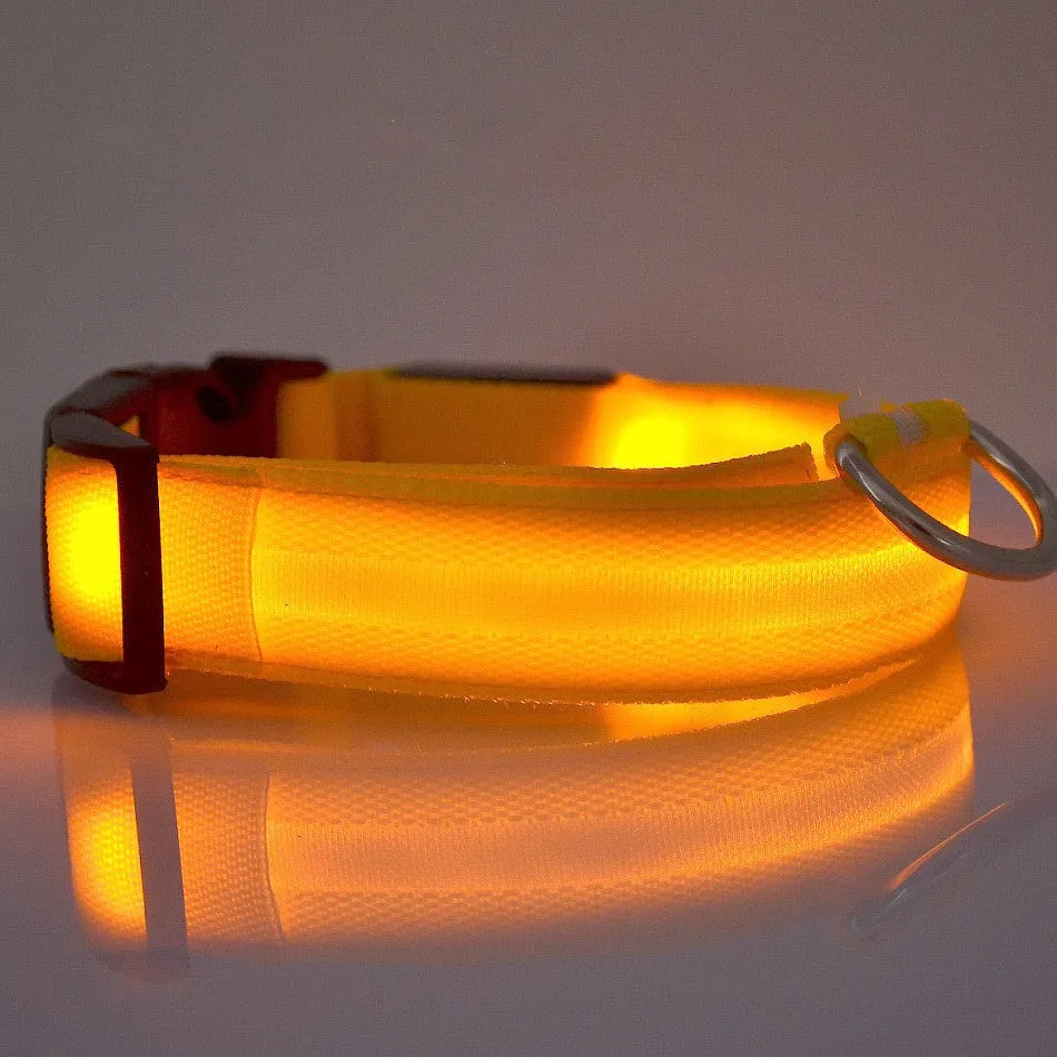 Flashing Dog Collar Led Luminous Small Dogs Collars