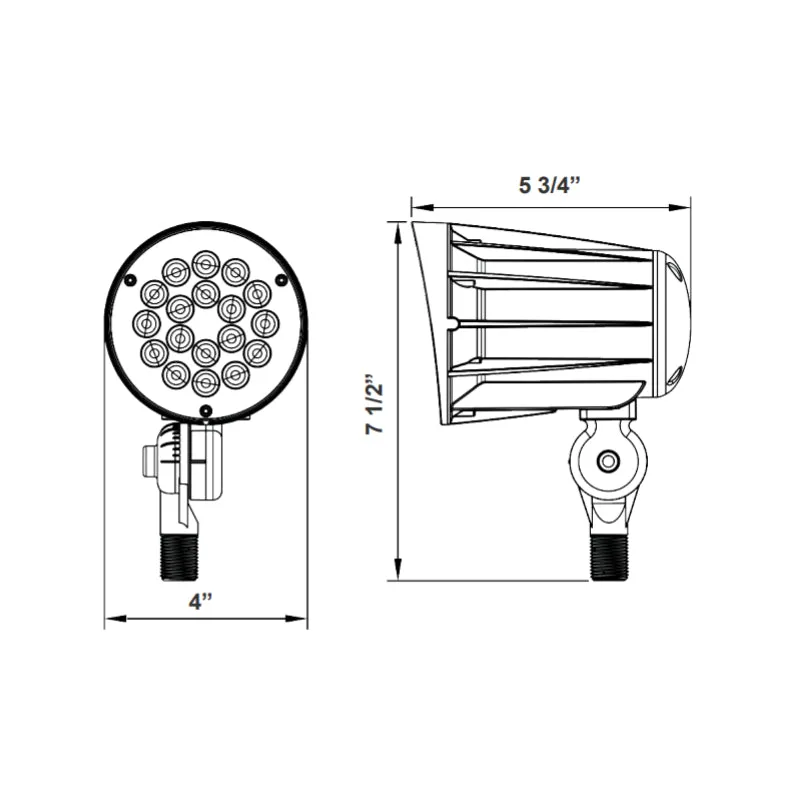 FLV12 24W LED Landscape Flood Light, 5000K