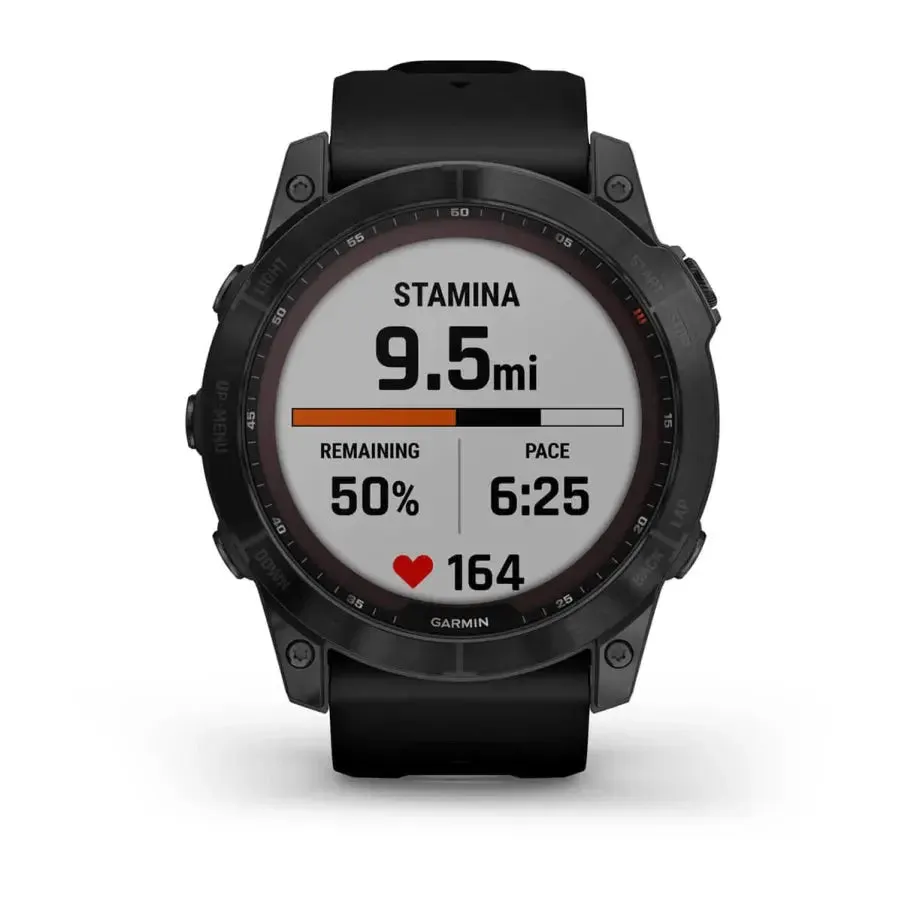 Fēnix® 7 – Sapphire Solar - Black Titanium