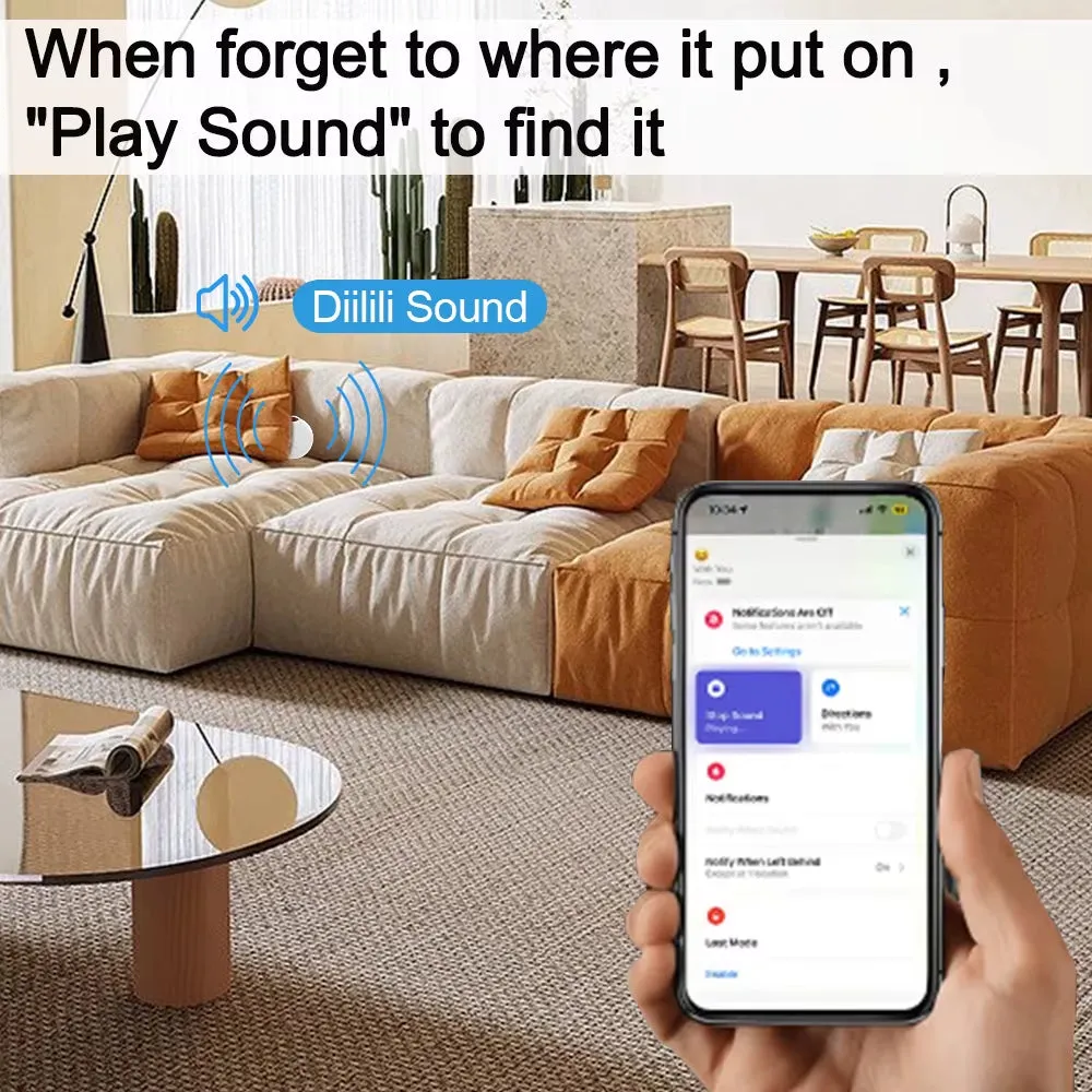 For Apple Find My Mini Bluetooth GPS Tracker anti Lose Reminder Device Key Finder Pet Dog Kid Bag Wallet Car Locator Smart Tag