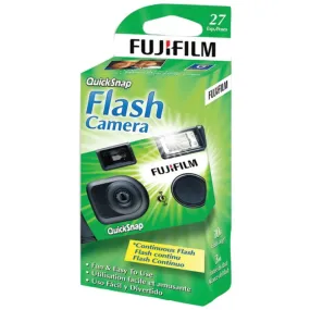 Fujifilm 7033661 QuickSnap Flash 400 Disposable Single-Use Camera