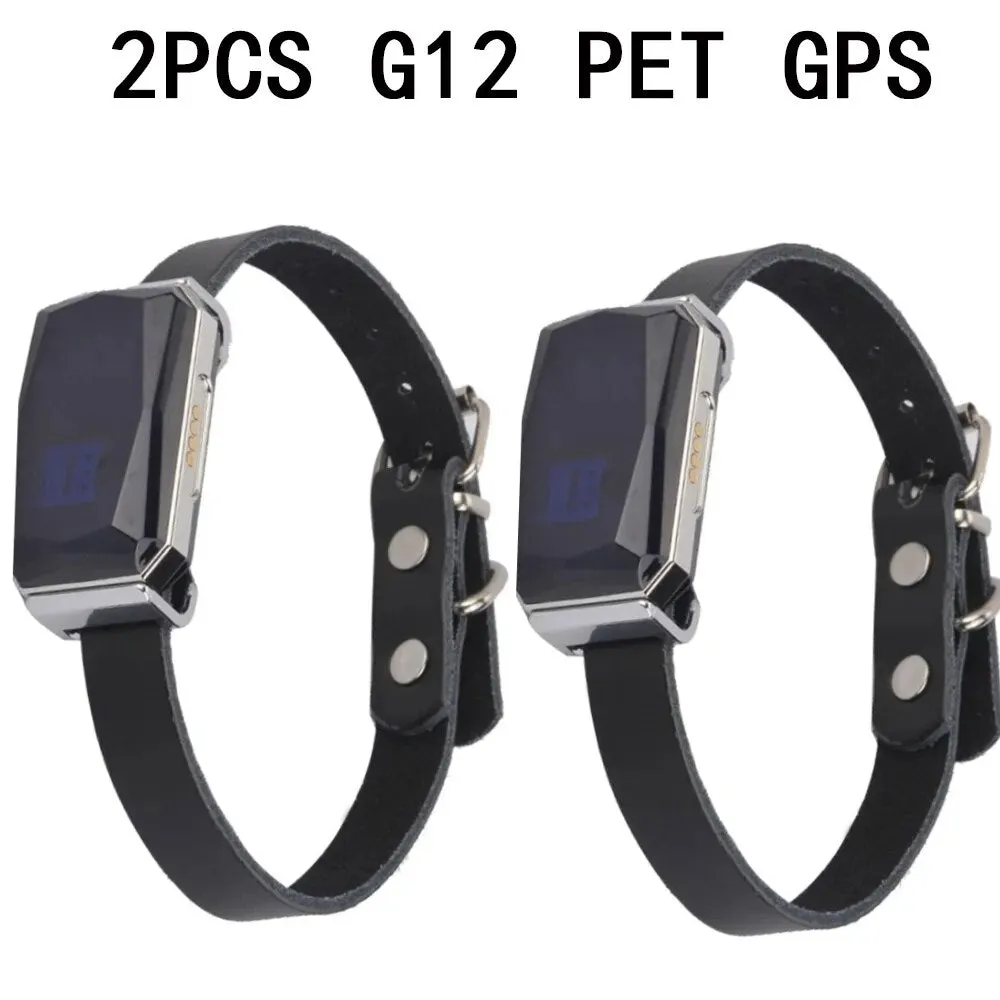 G12 Pet GPS Tracker - Mini 2G SIM 5PCS GPS Tracker Waterproof IP67 Pet Collar Locator Intelligent tracking alarm electronic fence
