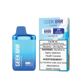 Geek Bar DF8000 Blue Razz Ice Disposable Vape