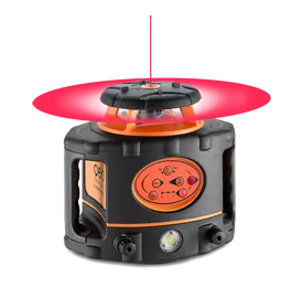 geo-FENNEL FL 275HV Tracking Rotating Laser Level with FR 80 MM Tracking Receiver
