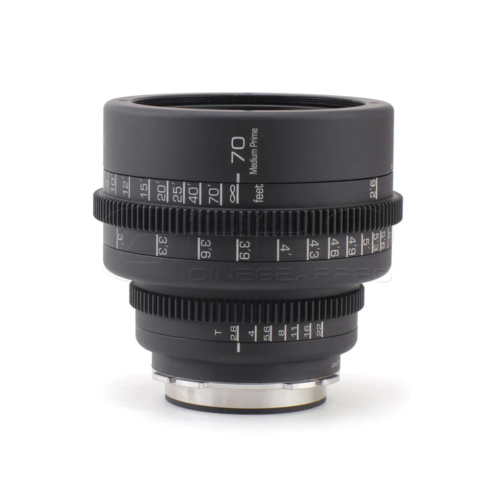 G.L Optics MEDIUM CINE PRIMES Rehoused Mamiya 645N Medium Format Lenses