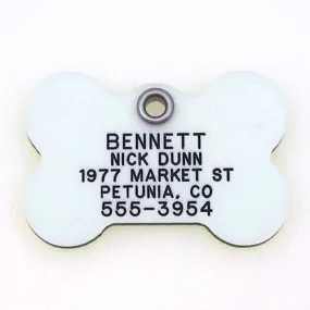 Glow-In-The-Dark Tag - Bone