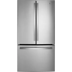 GNE27JYMFS - REFRIGERATORS - GE - French 3-Door - Stainless Steel - Open Box