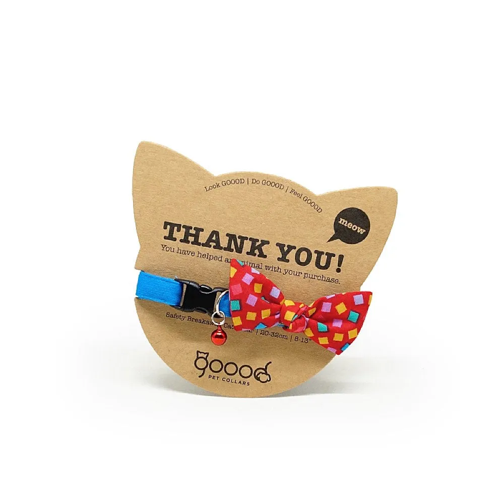 Goood Pet Collars Flutterfly Handmade Cat Collar - 50s Pop