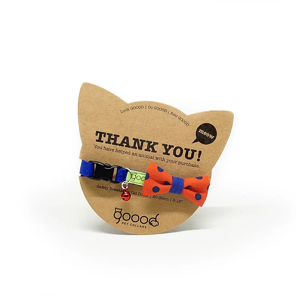 Goood Pet Collars Smarty Bow Handmade Cat Collar - Alternate Ladybug