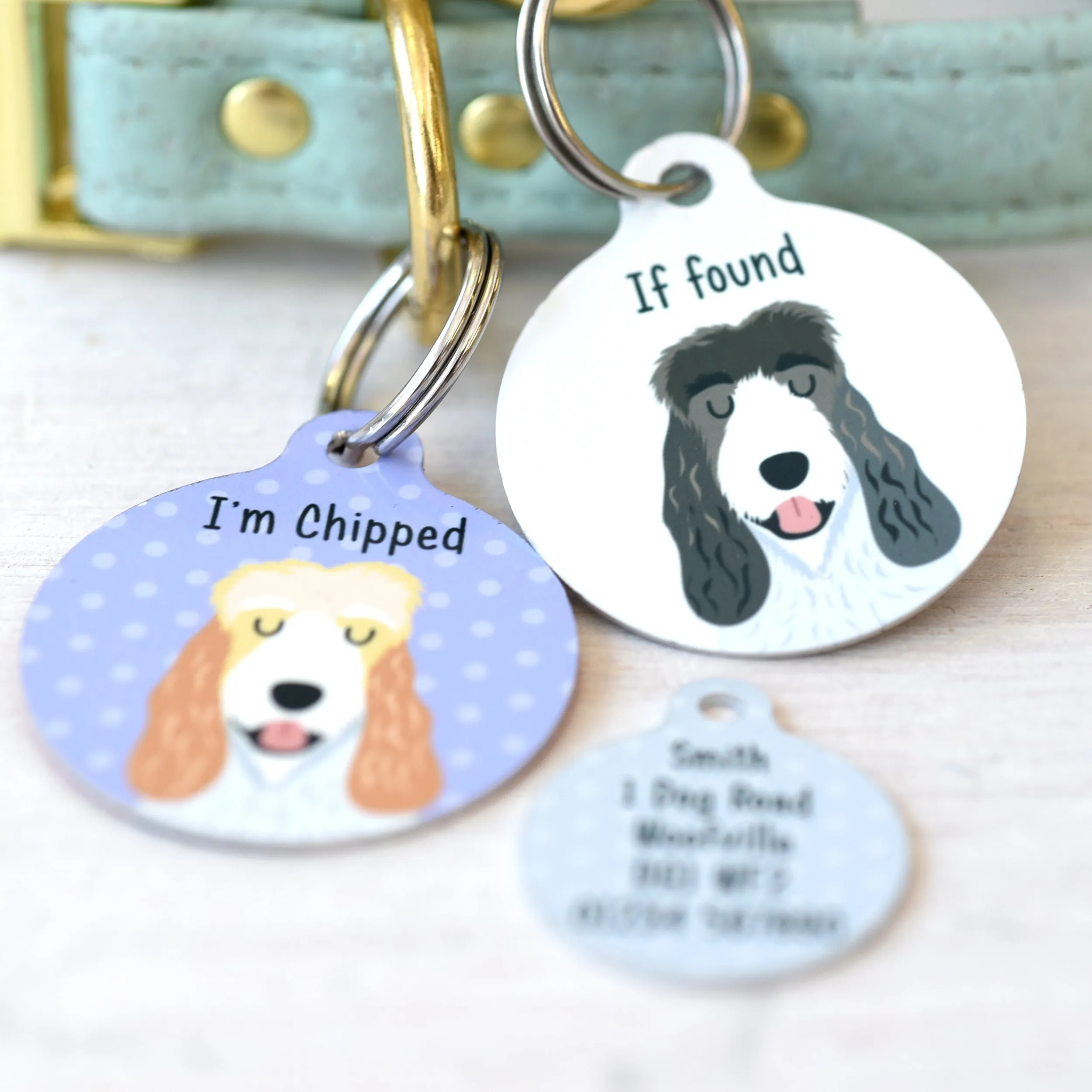 Grand Basset Griffon Vendeen Personalised Dog ID Tag