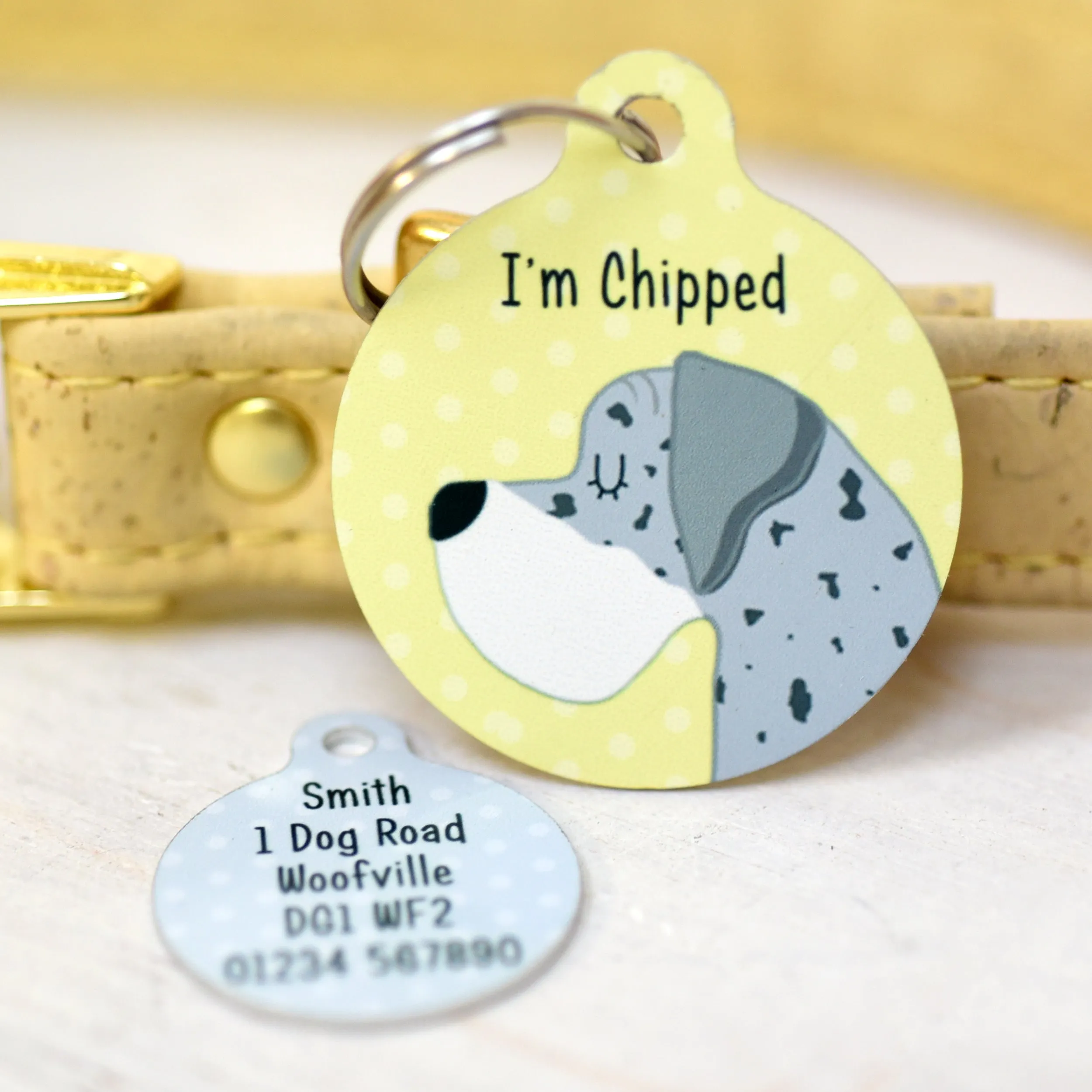 Great Dane Personalised Dog Tag