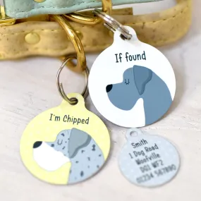 Great Dane Personalised Dog Tag