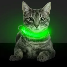 Green Glowing Cat Collar