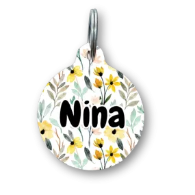 Growing Field Circle Pet Tag