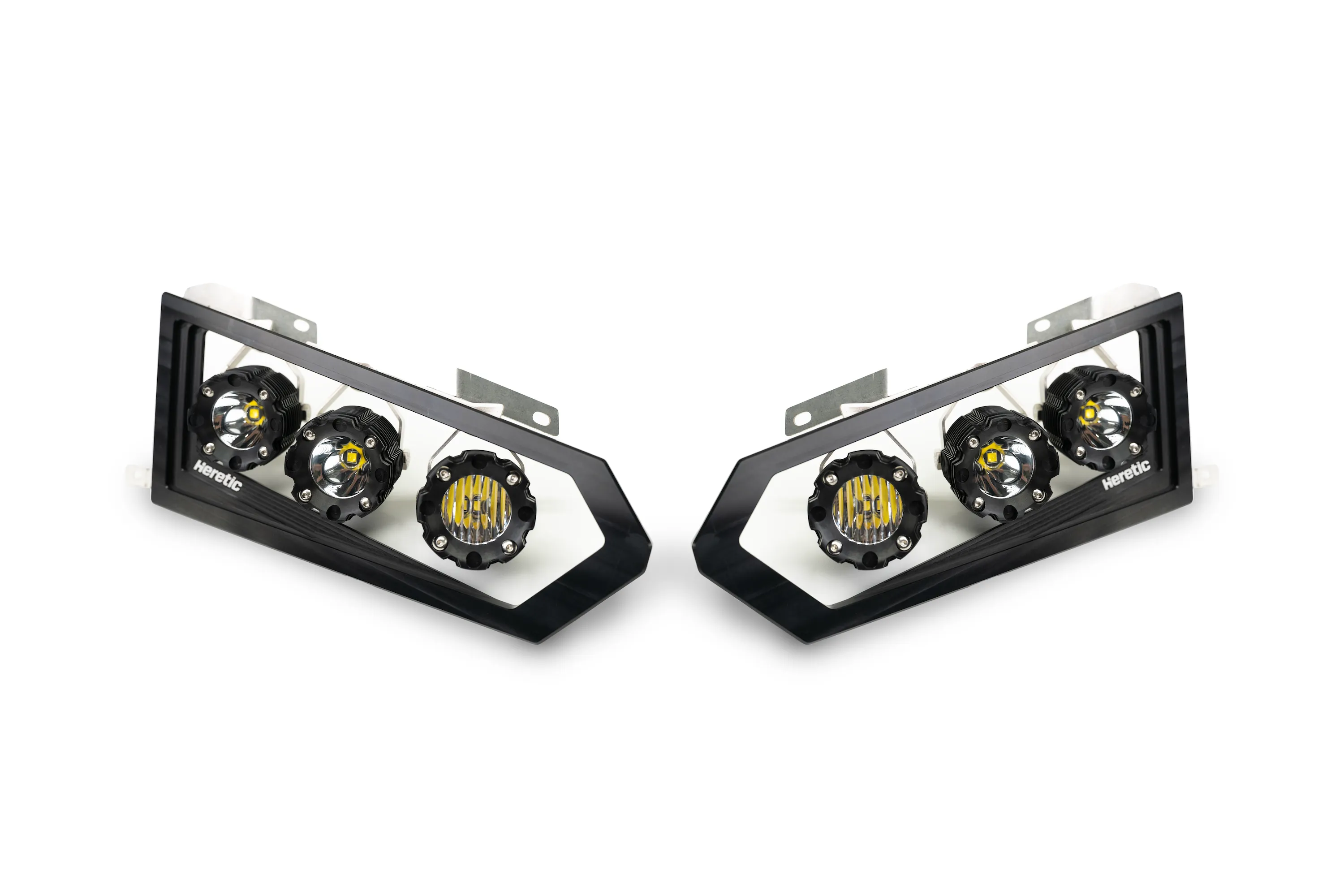 Heretic Studio Polaris Ranger Headlights ('14-'17; '18 Select Models)