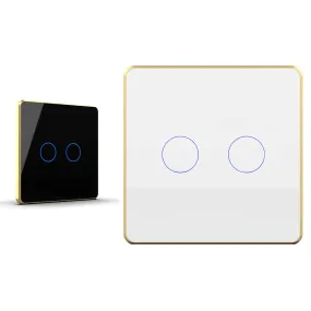 HOGAR SMART DOUBLE TOUCH SWITCH PANELS BUILT-IN AUTOMATION