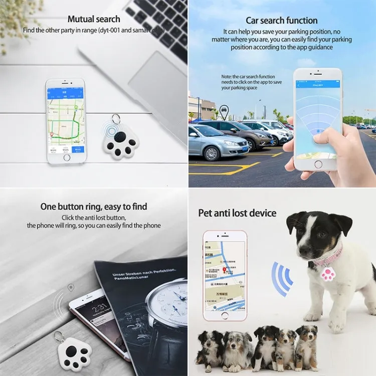 HYC09 Smart Bluetooth GPS Tracker for Pets - Mini Wearable Locator Device