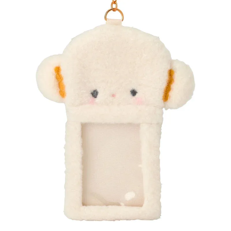 Japan Sanrio - Cogimyun Boa Fabric Trading Card Holder (Enjoy Idol)